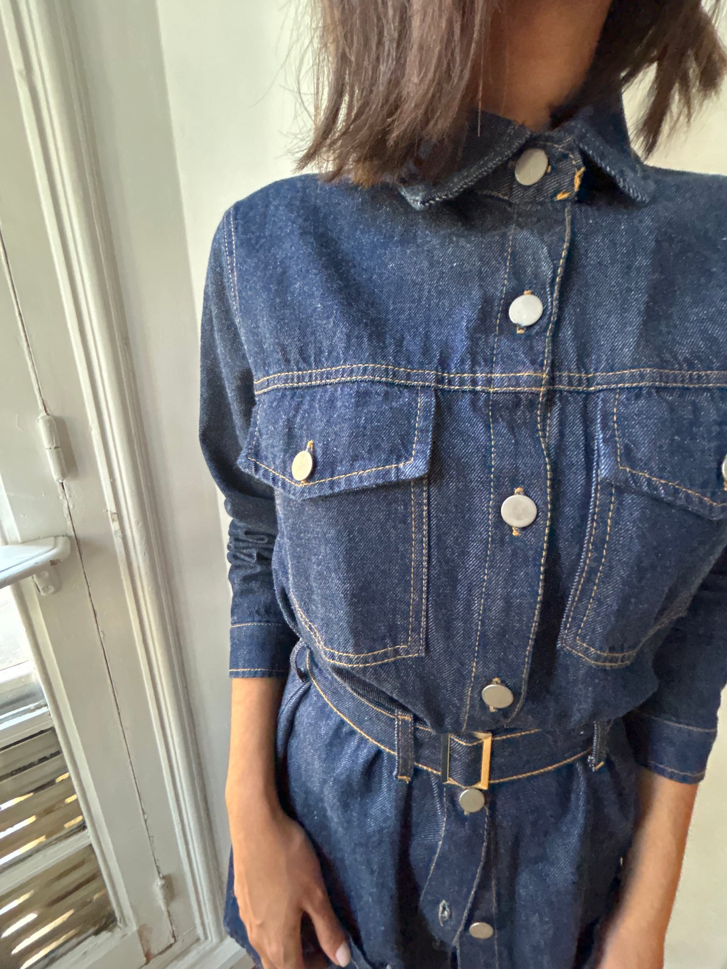 Denim dress