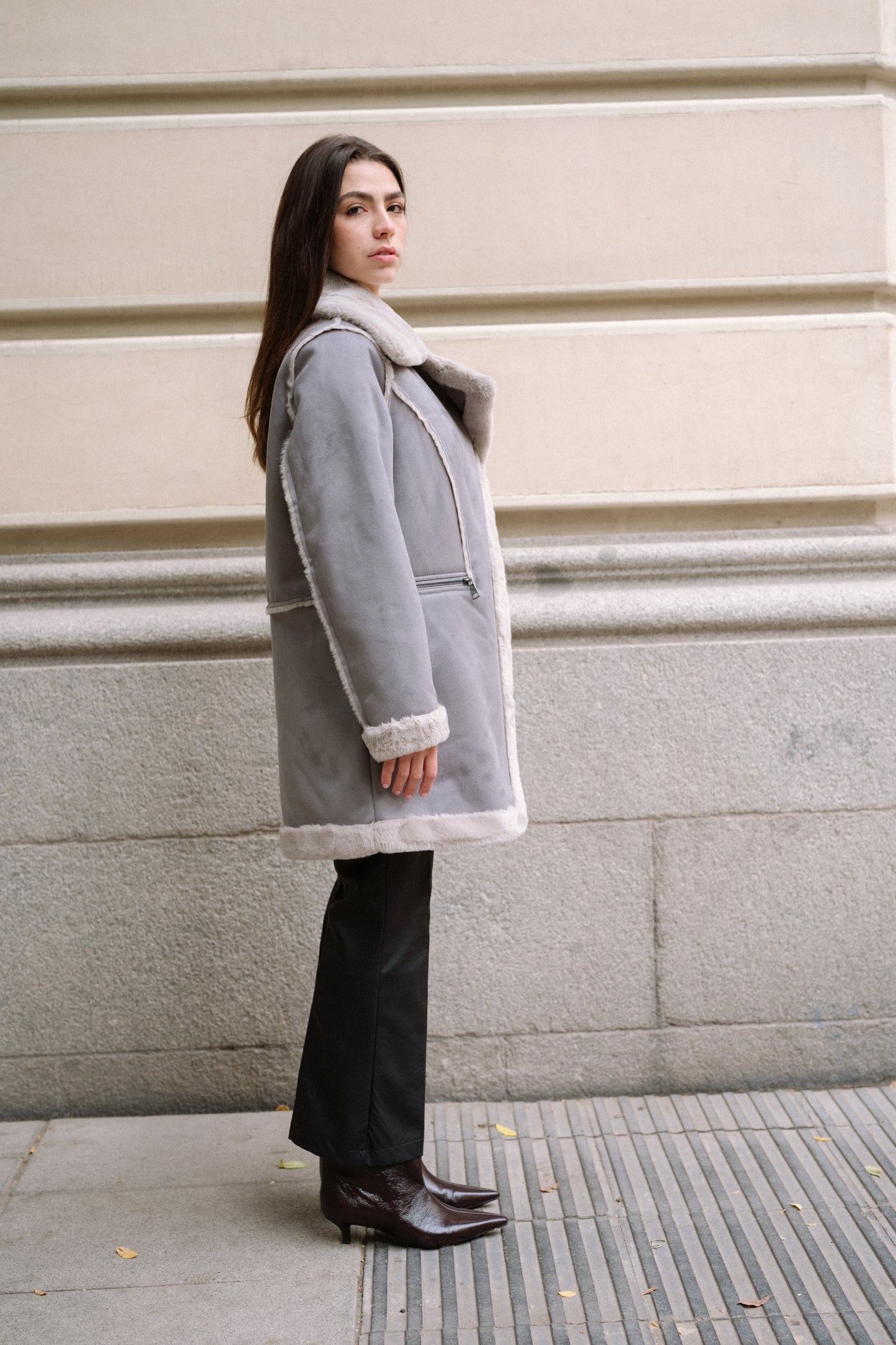 MOUSSE COAT in Sucre