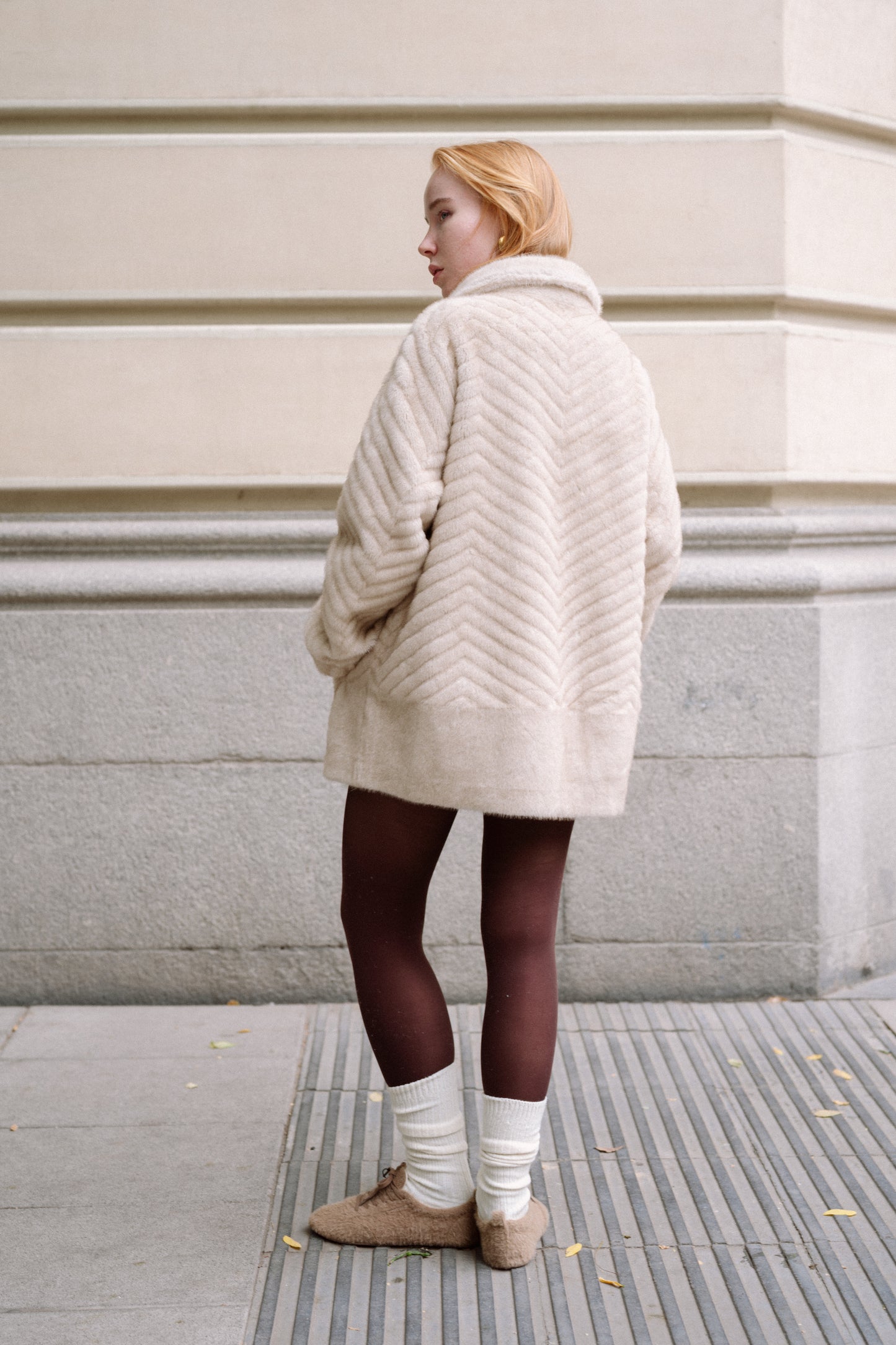 CRÉME COAT in Bruleé