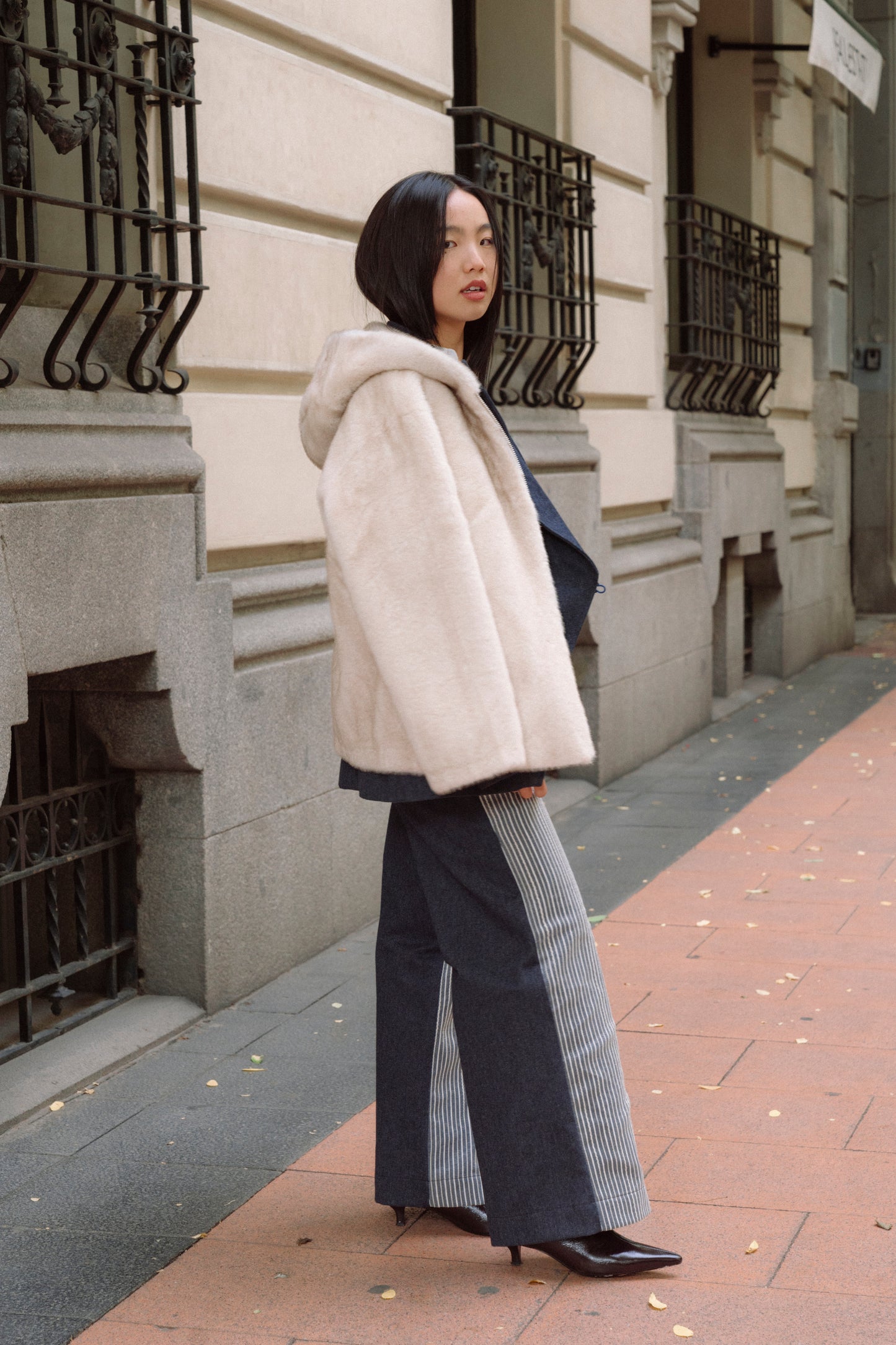 PRALINÉ COAT in Blanc