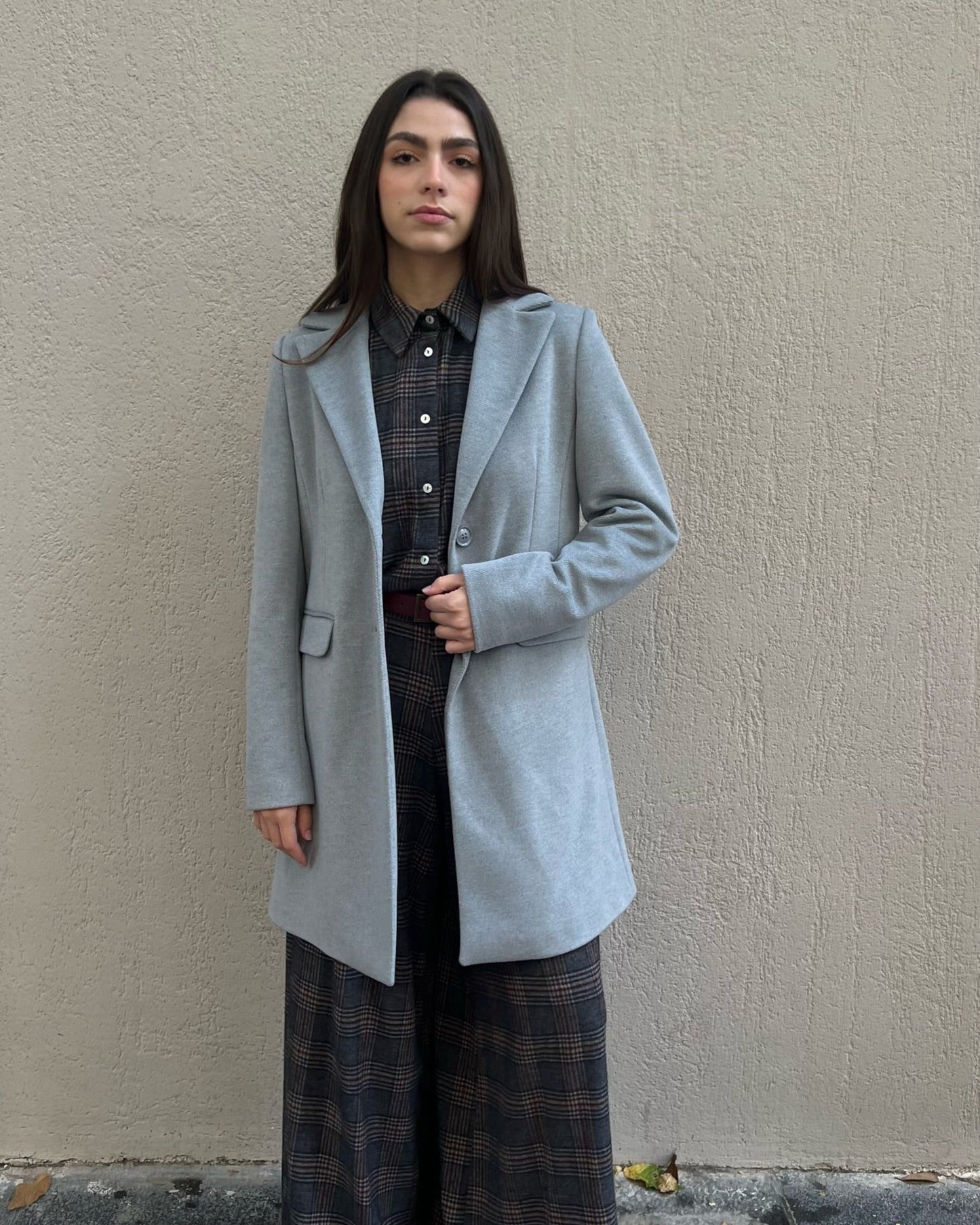 DOUCE COAT in Charbon