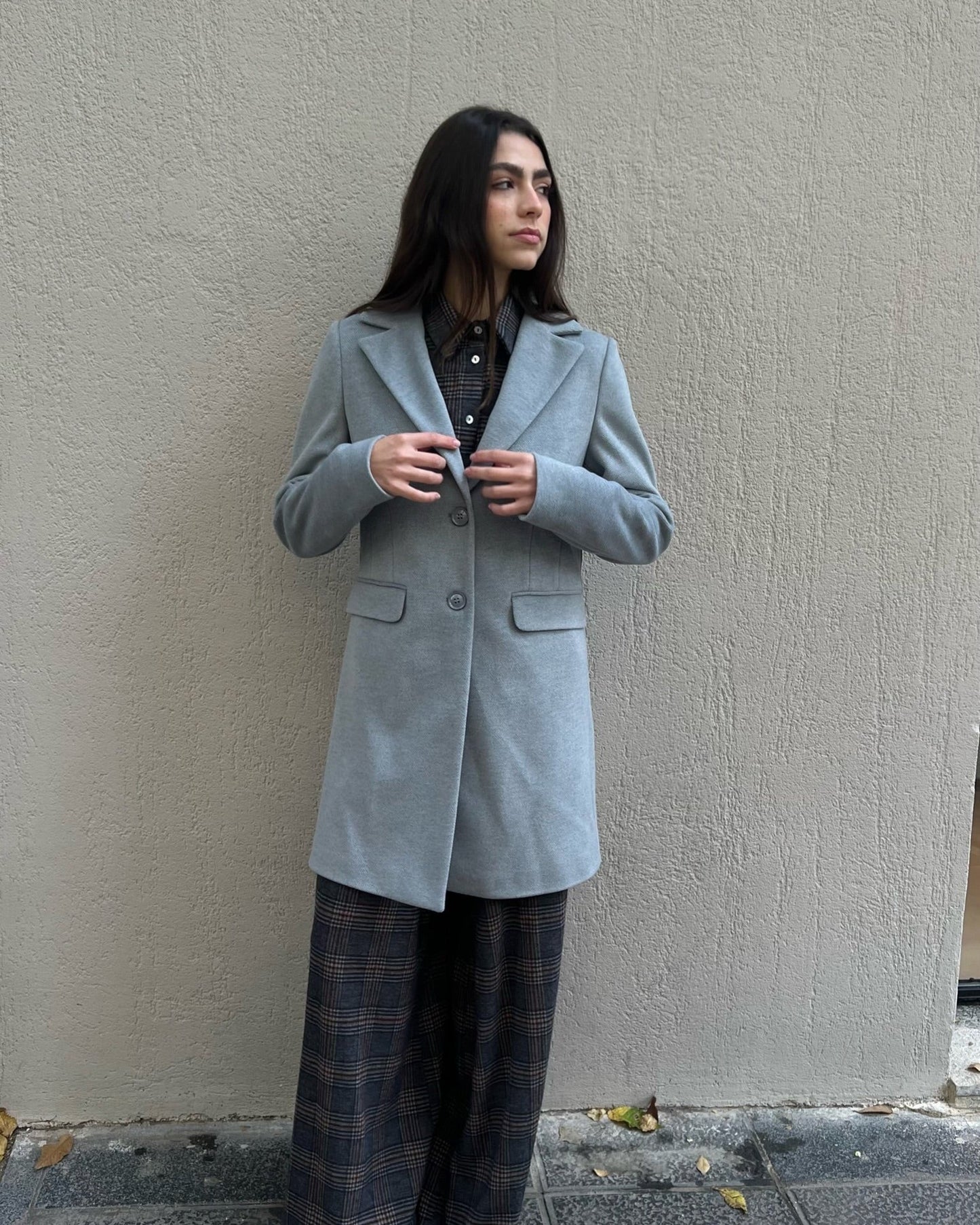 DOUCE COAT in Charbon