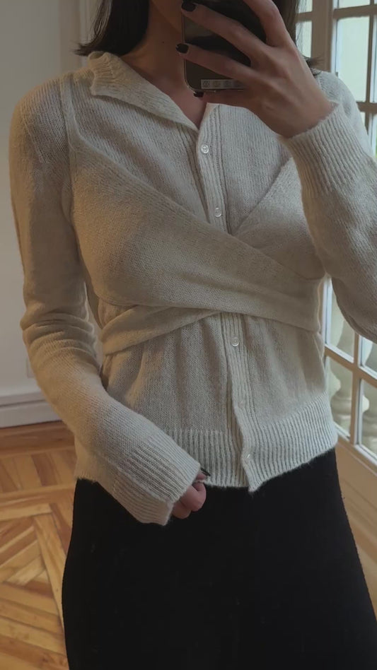 Écru Day & Night top